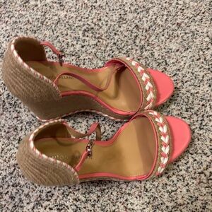 ANTONIO MELANI Coral Braided Espadrille Wedge Sandals